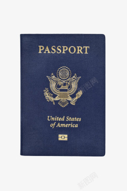 美国国籍蓝色封面美国护照实物高清图片