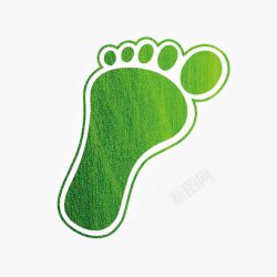 绿色脚丫素材