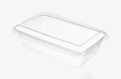 透明的一次性饭盒塑胶制品实物素材