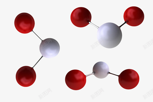 红色水分子分子形状png免抠素材_新图网 https://ixintu.com 分子形状 分子立体结构 原子 圆球 最小单元 物理化学术 相连 空间 阿伏伽德罗 骨架
