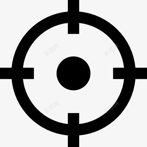 目标图标png_新图网 https://ixintu.com 圆 圈 定位 接口 点 目标 符号 精细的UI 线