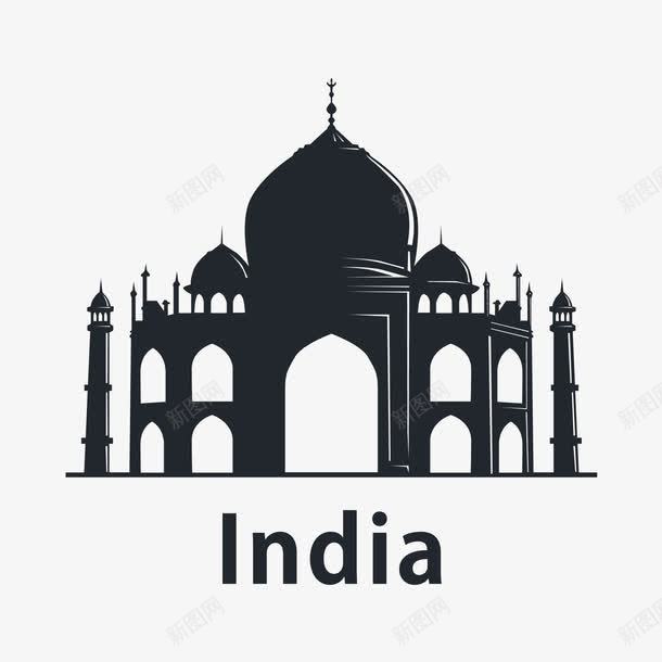 印度建筑png免抠素材_新图网 https/ixintu.com 印度建筑 城堡 塔