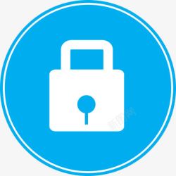 锁锁着的登录密码隐私保护Uni素材