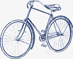 脚踏车手绘手绘脚踏车高清图片