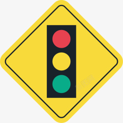 红绿灯手绘红绿灯指示标图标高清图片
