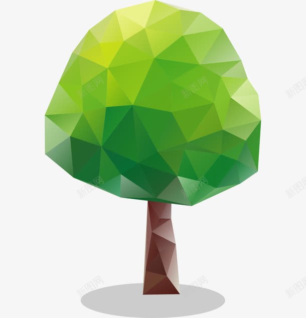 菱角大树png免抠素材_新图网 https://ixintu.com PNG图形 PNG装饰 卡通 树木 植物 装饰