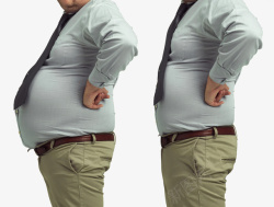 大肚腩减肥素材
