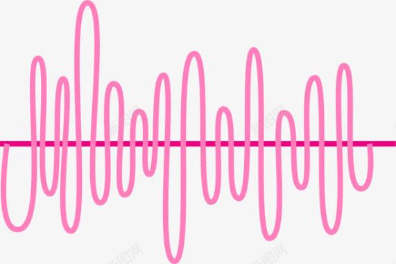 声波频率曲线图标图标