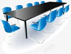 会议室椅子办公设备高清图片