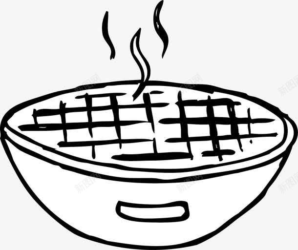 饭碗烤肉图标png_新图网 https://ixintu.com 烤串 烤肉LOGO 烤肉logo 烧烤 烧烤烤肉 碳烤 饭碗
