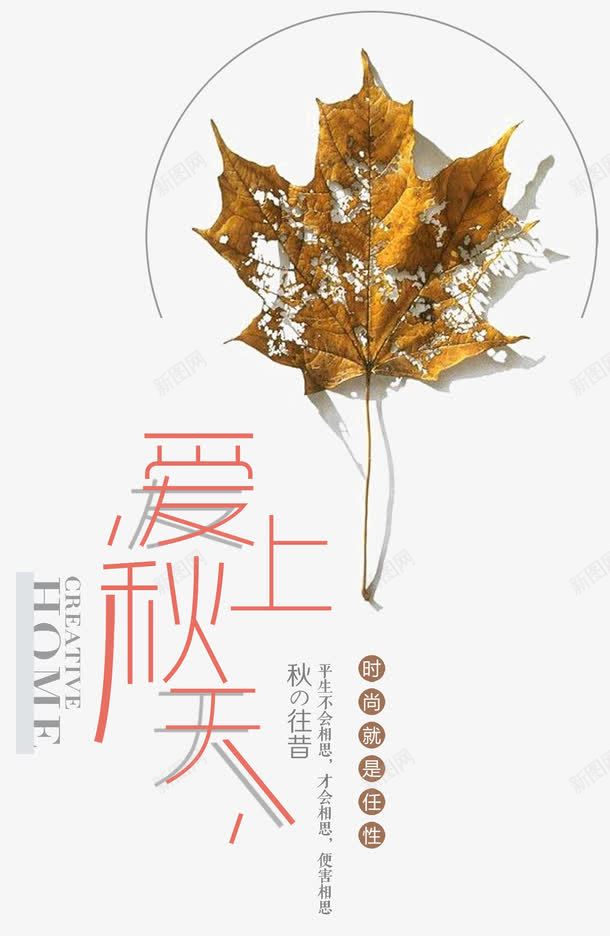 爱上深秋海报png免抠素材_新图网 https://ixintu.com 丰收 你好秋天 初秋 枫叶 枯萎 树叶 爱上深秋 秋天折扣 秋季促销