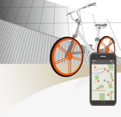 手机摩拜单车应用摩拜单车高清图片