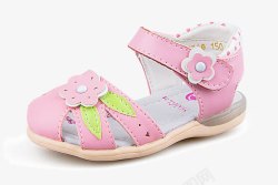 粉红色光盘贴儿童粉色凉鞋高清图片