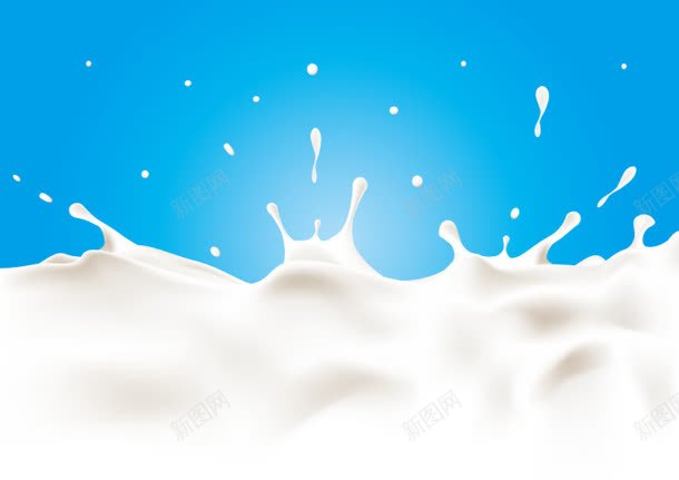 牛奶飞溅背景png免抠素材_新图网 https://ixintu.com 牛奶飞溅背景