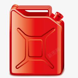 红色汽油罐红色汽油瓶高清图片