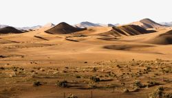 沙漠地貌黄色沙漠高清图片