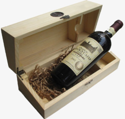 包装红酒盒绳子漂亮的酒盒高清图片
