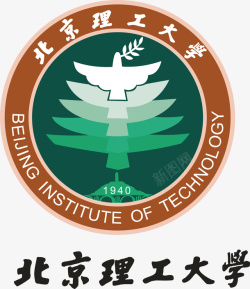 学校学习图标北京理工大学logo矢量图图标高清图片