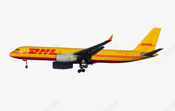 DHL飞机空运国际png免抠素材_新图网 https://ixintu.com DHL 国际 快递 物流 空运 运输 飞机