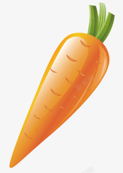 绿色市场认证标志食品一根胡萝卜高清图片