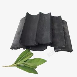 竹碳黑色竹炭高清图片