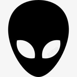 UFO银河外太空的外星人图标高清图片
