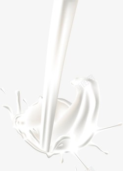 倒奶柱牛奶矢量图高清图片