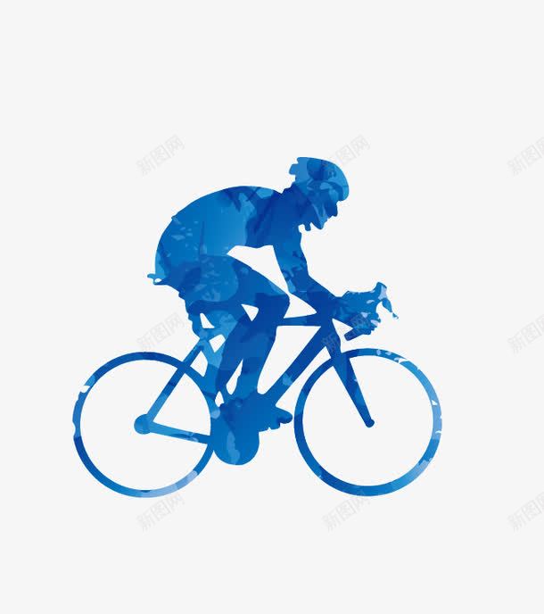 骑车男子剪影png免抠素材_新图网 https://ixintu.com 单车剪影 男子剪影 自行车 自行车比赛 骑车
