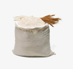 粮食袋子一袋子面粉高清图片