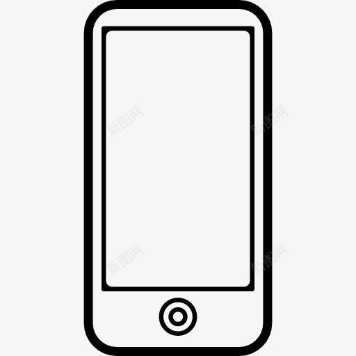 手机的大屏幕只是一个按钮在前面图标png_新图网 https://ixintu.com 便签按钮 工具 工具和器具 手机 手机屏幕展示图 按钮 正面视图 移动电话