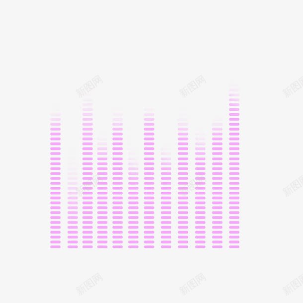 粉色音频效果元素图标png_新图网 https://ixintu.com 免抠PNG 效果元素 粉色 音乐 音频 频率