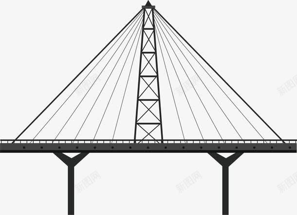 城市大桥建筑png免抠素材_新图网 https://ixintu.com 交通运输 大桥 建筑 桥梁 道路 道路桥梁