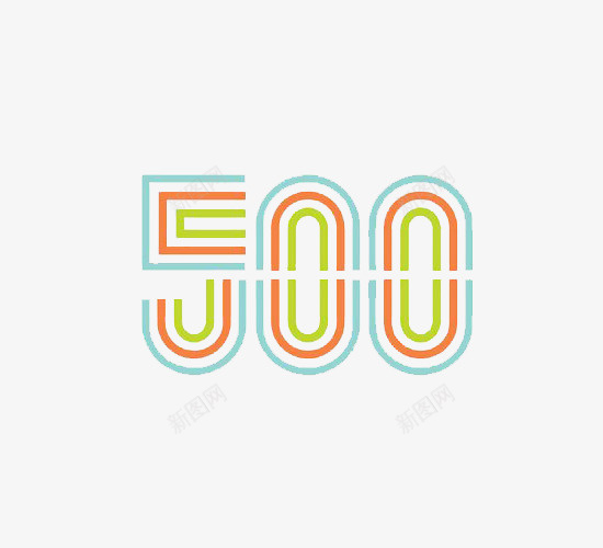热销500强榜单png免抠素材_新图网 https://ixintu.com 500强 创意 彩色风格 榜单 热销 热销榜 装饰图案