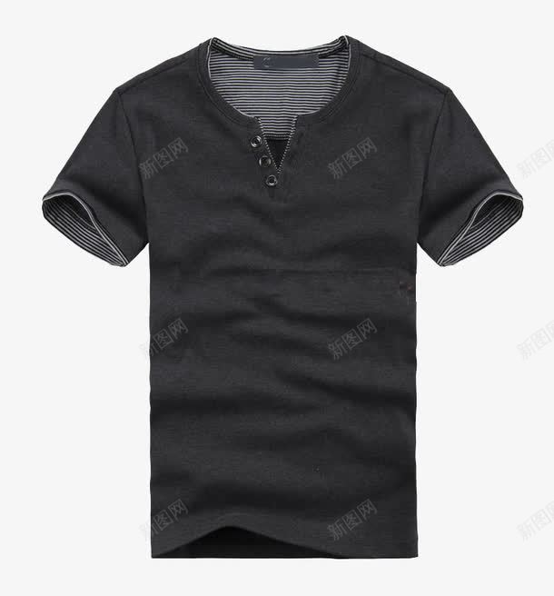 POLO衫png免抠素材_新图网 https://ixintu.com T恤 半袖 衬衫 黑色