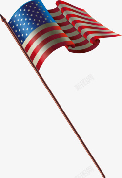 民主自由美国国旗矢量图素材