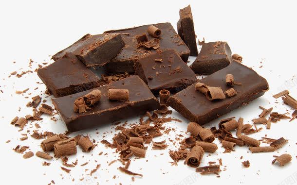 巧克力碎片png免抠素材_新图网 https://ixintu.com 产品实物 巧克力 巧克力块 甜食 零食