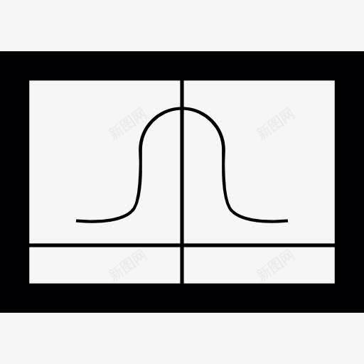 高斯函数图标png_新图网 https://ixintu.com 函数 数学 曲线 正态分布 统计 铃 高斯分布
