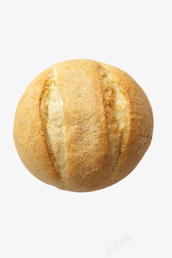 鸡蛋面粉圆形蓬松的面包实物高清图片
