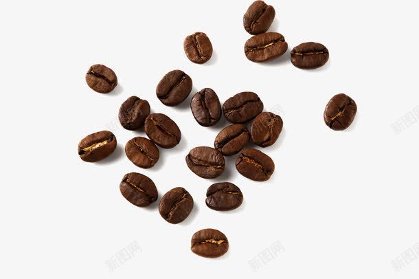 散落的咖啡豆png免抠素材_新图网 https://ixintu.com 咖啡豆 棕色 豆子 饮料