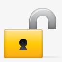 encrypted锁解锁图标高清图片