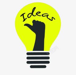 手绘扁平创意IDEAS素材