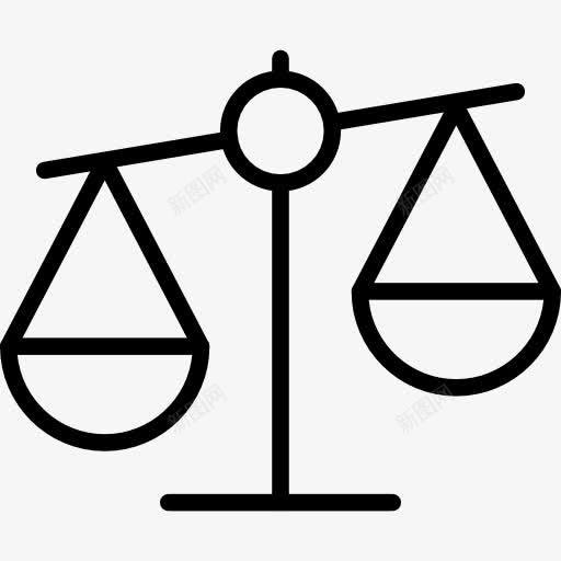 平衡图标png_新图网 https://ixintu.com 天平 天平砝码 工具和用具 平衡 平衡法 正义 水平称 法官 生肖