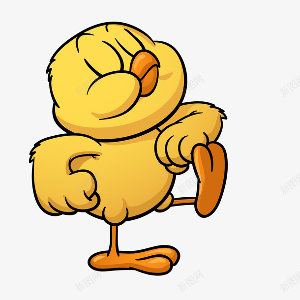 骄傲的小鸭子png免抠素材_新图网 https://ixintu.com 动物设计 卡通 小鸭子 手绘 骄傲 黄色