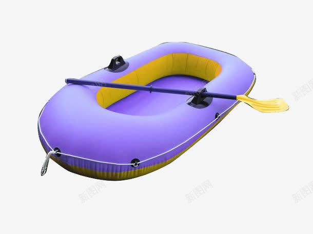 充气皮划艇png免抠素材_新图网 https://ixintu.com 实用 泳池派对 游泳 玩具 紫色