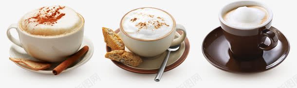 咖啡种类png免抠素材_新图网 https://ixintu.com 卡布奇诺咖啡 咖啡 咖啡杯 意式咖啡 汤匙 碟子 美式咖啡