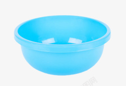 水盆蓝色反光空的盆子塑胶制品实物高清图片