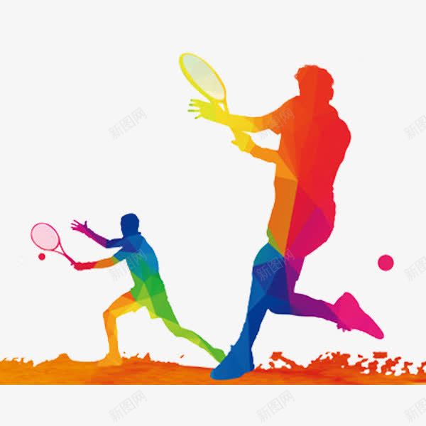 网球比赛png免抠素材_新图网 https://ixintu.com 卡通 手绘 比赛 网球 运动