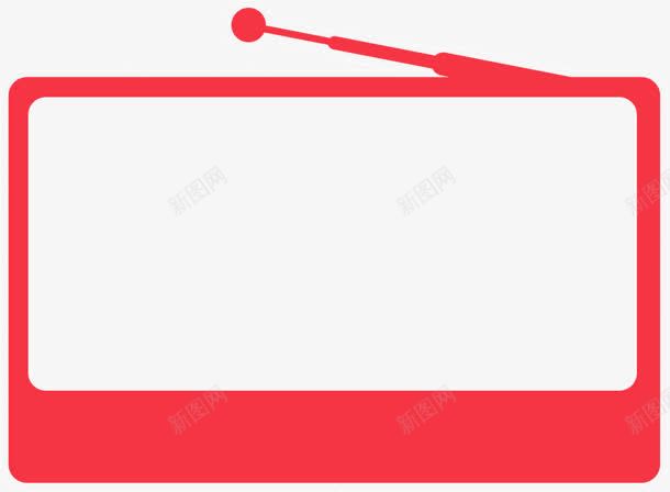 电视机边框装饰png免抠素材_新图网 https://ixintu.com 电视机 装饰 边框