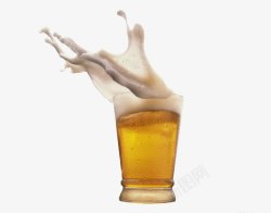飞溅的酒飞溅的杯子啤酒高清图片