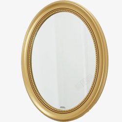 玻璃镜面瓷砖复古椭圆镜子高清图片
